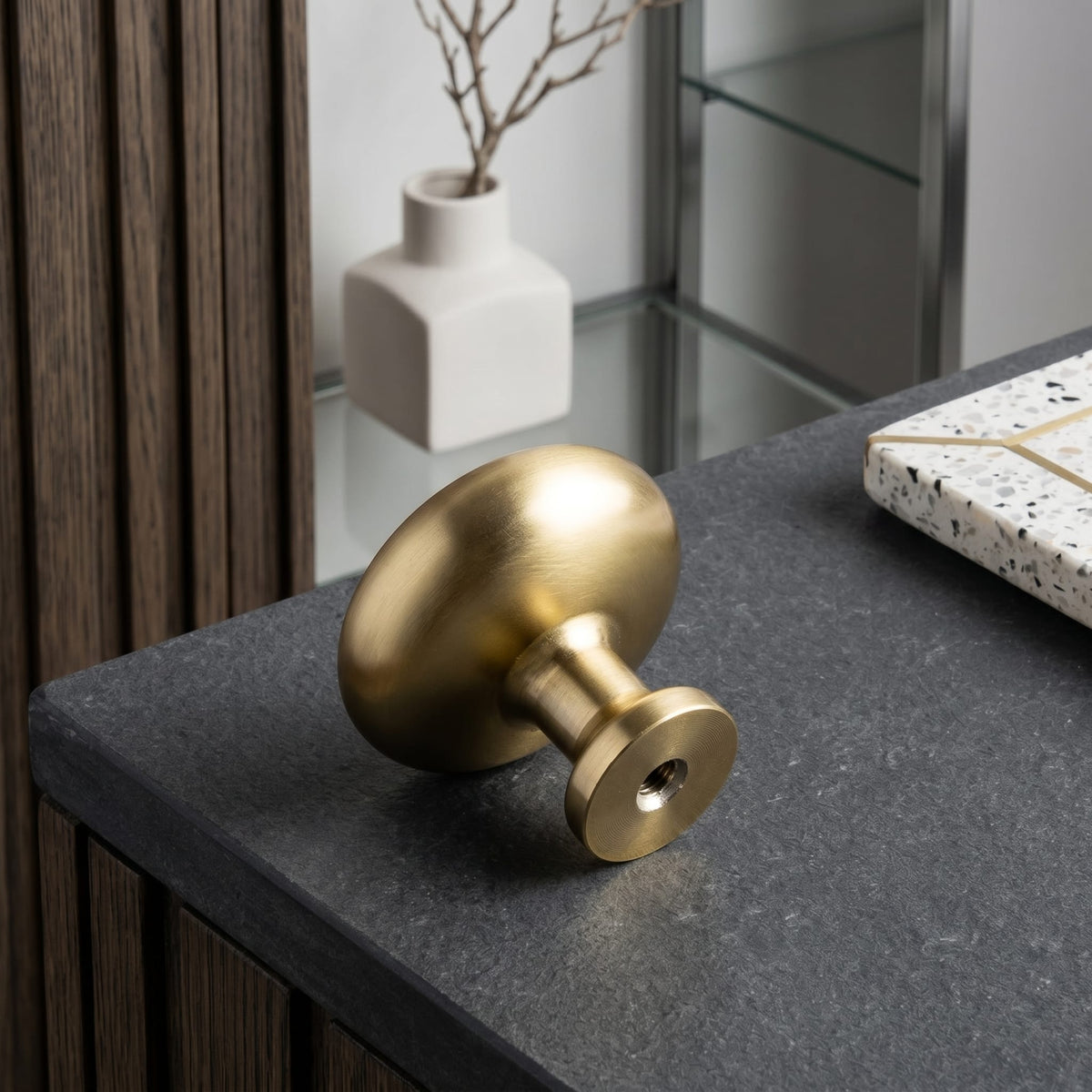 Goo-Ki Sunburst Embossed Round Zinc Alloy Cabinet Knobs, Vintage Radial Pattern Drawer Knob for Dresser Wardrobe