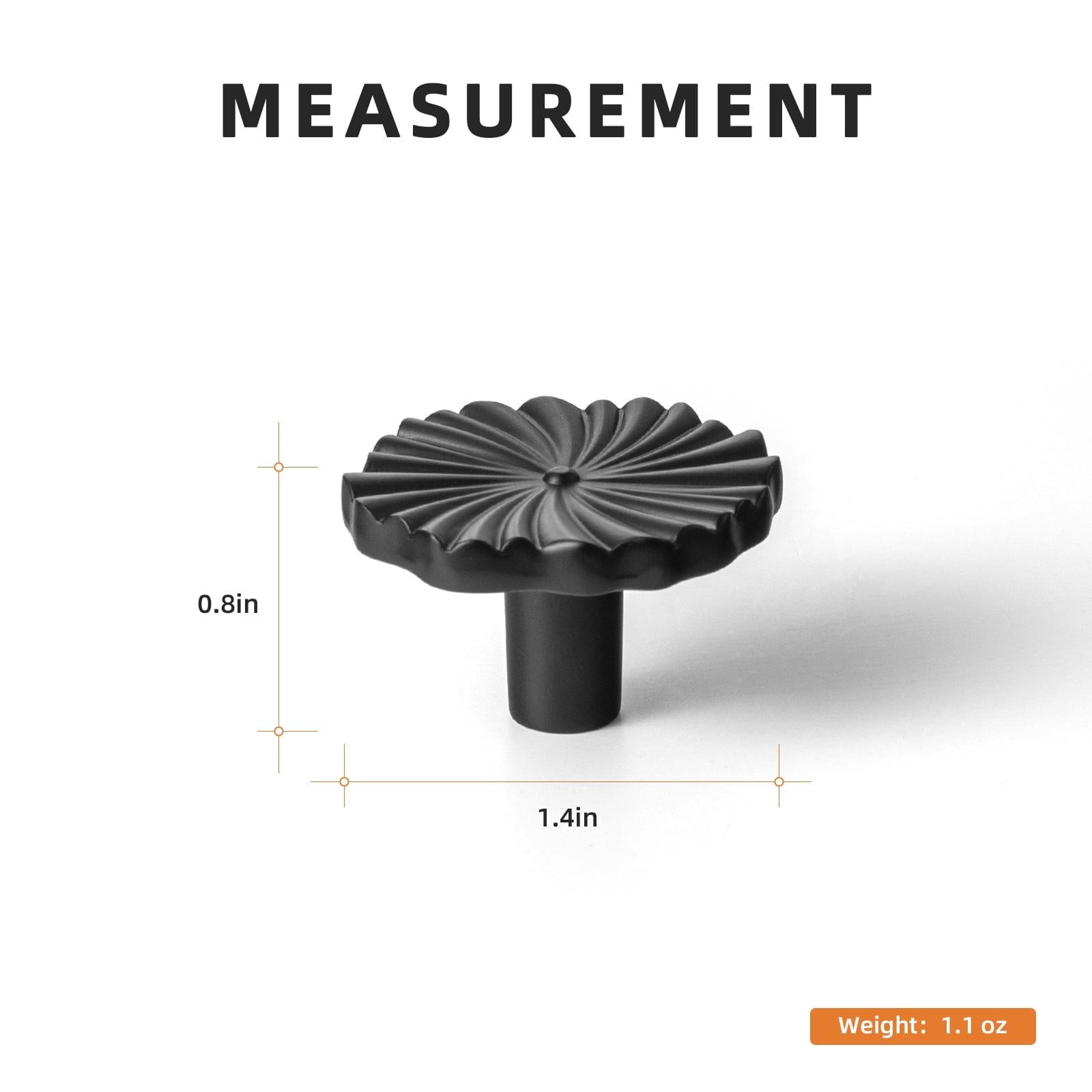 Goo-Ki Sunburst Zinc Alloy Drawer Knobs with Flower Design Ornate Sun-Ray Design Cabinet Hardware