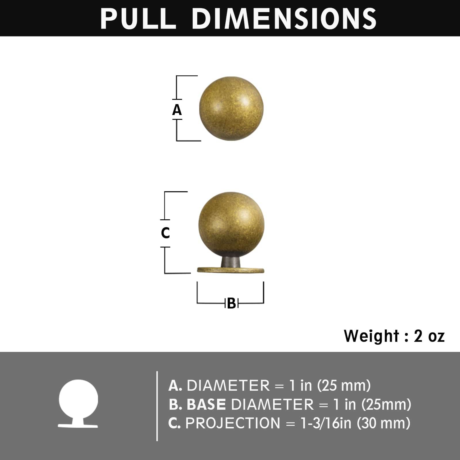 Goo-Ki Timeless Drawer Pulls Classic Vintage Furniture Handle Elegant Modern Home Decor