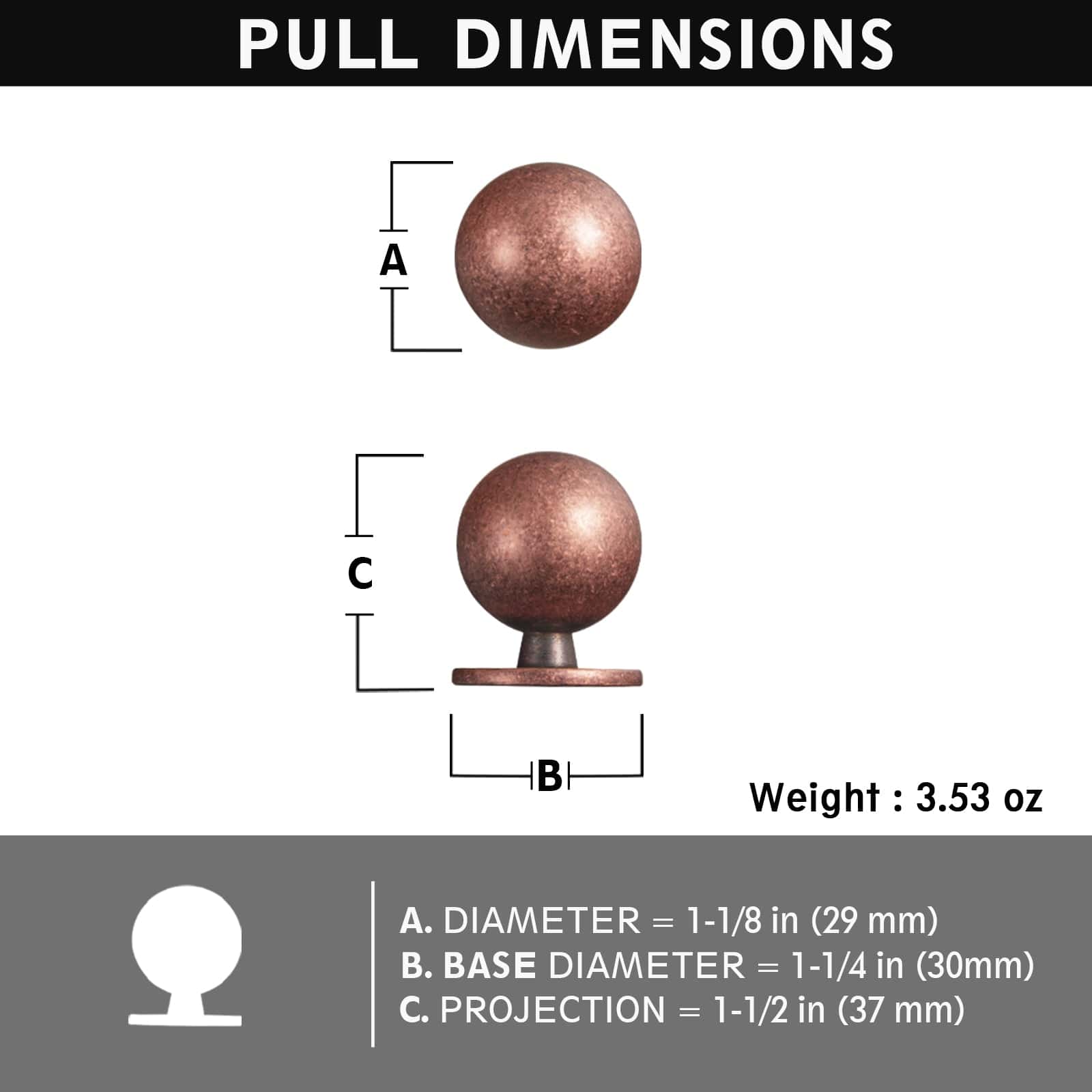 Goo-Ki Timeless Drawer Pulls Classic Vintage Furniture Handle Elegant Modern Home Decor