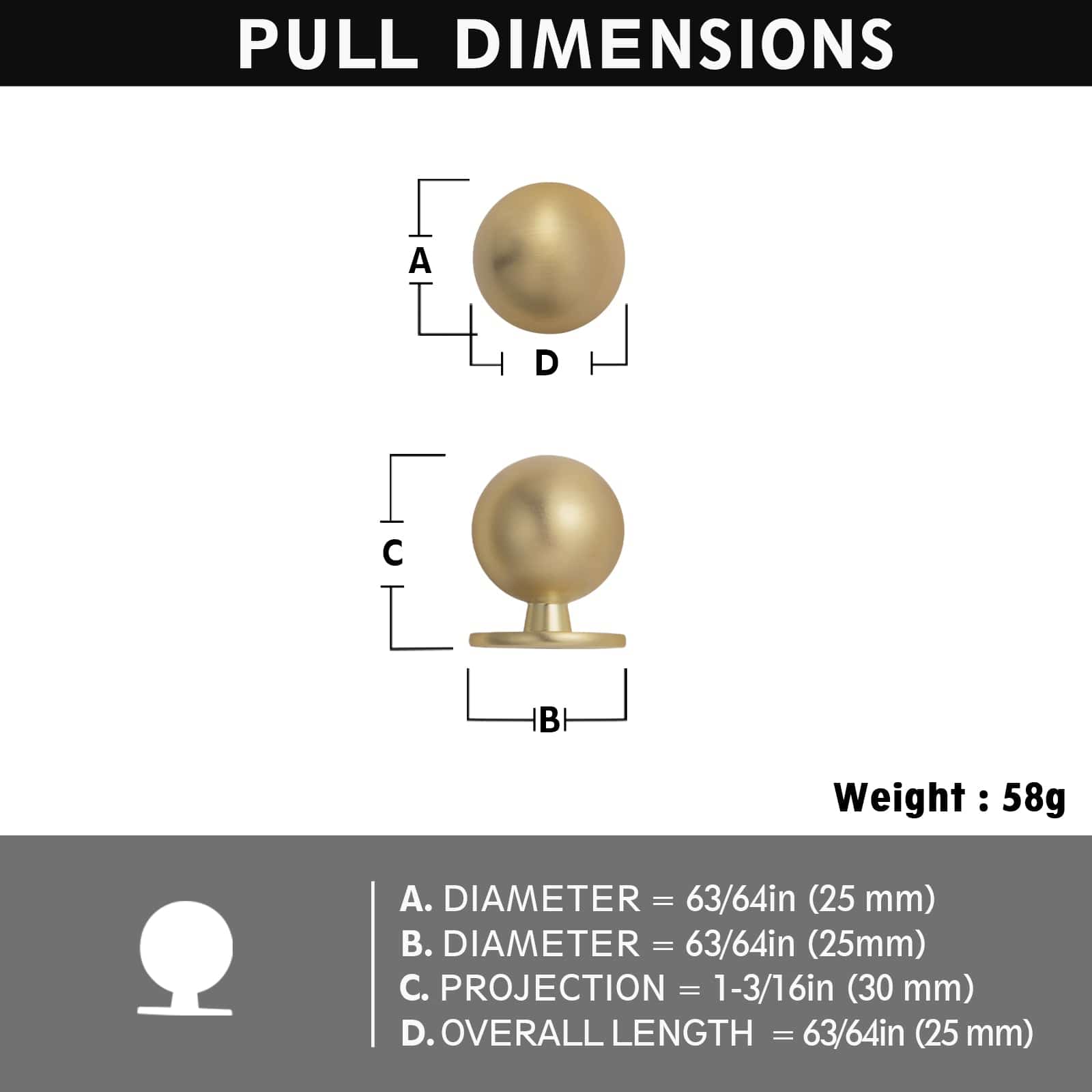 Goo-Ki Timeless Drawer Pulls Classic Vintage Furniture Handle Elegant Modern Home Decor