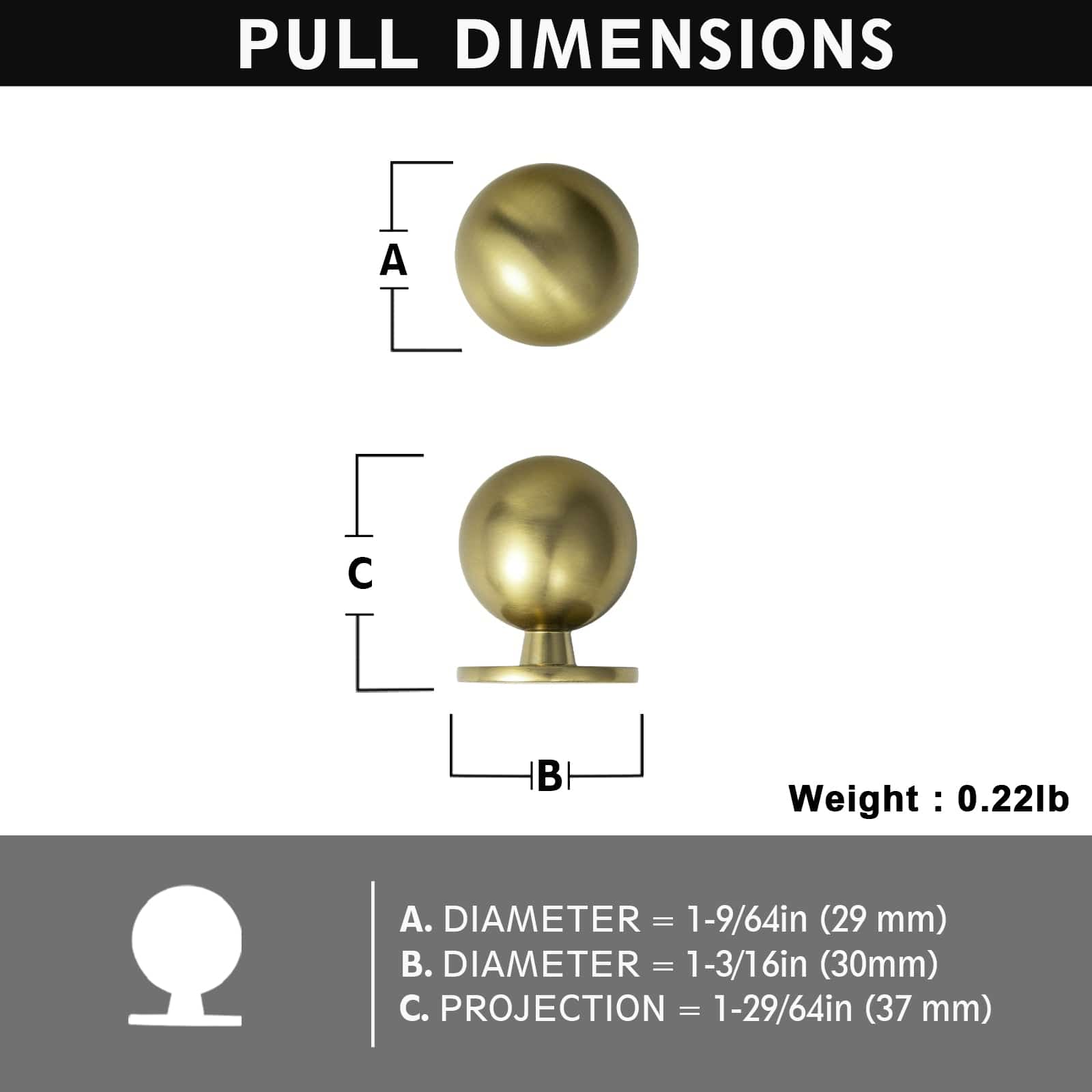 Goo-Ki Timeless Drawer Pulls Classic Vintage Furniture Handle Elegant Modern Home Decor
