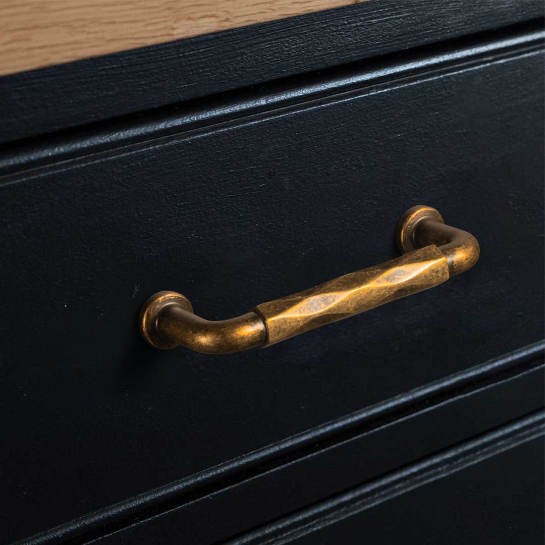 Goo-Ki Twisted Design Decorative Zinc Alloy Cabinet Handles for Kitchen Cabinets