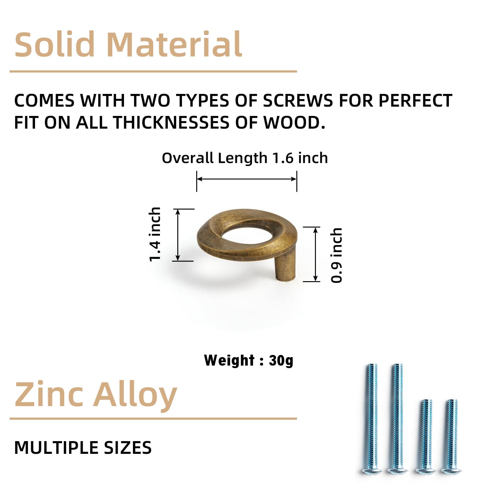 Goo-Ki Unique Design Openwork Furniture Handle Zinc Alloy Kitchen Drawer Pulls Finger Pull