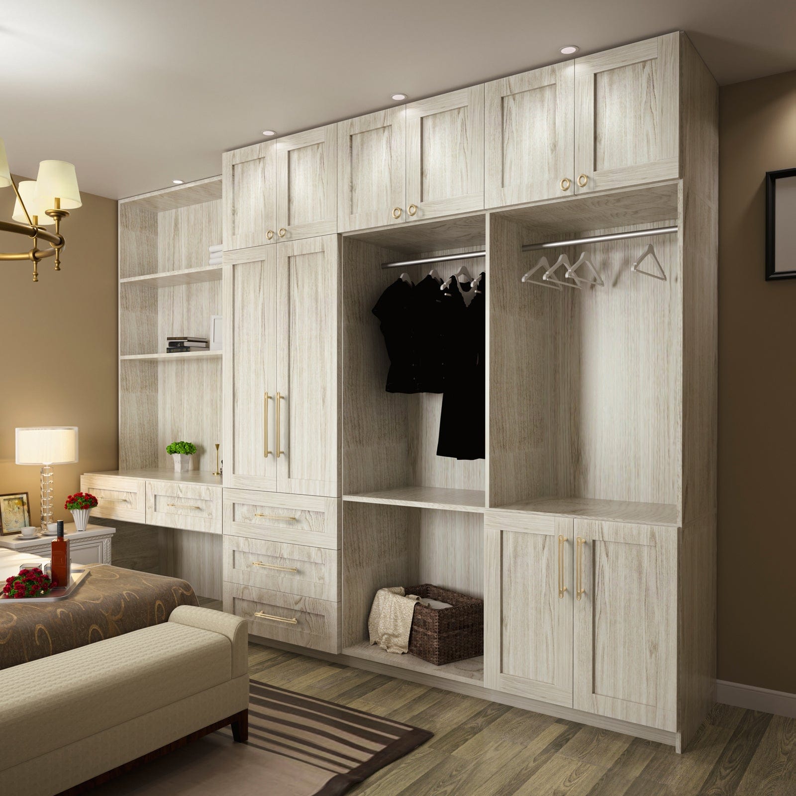 Goo-Ki Unique Design Openwork Furniture Handle Zinc Alloy Kitchen Drawer Pulls Finger Pull