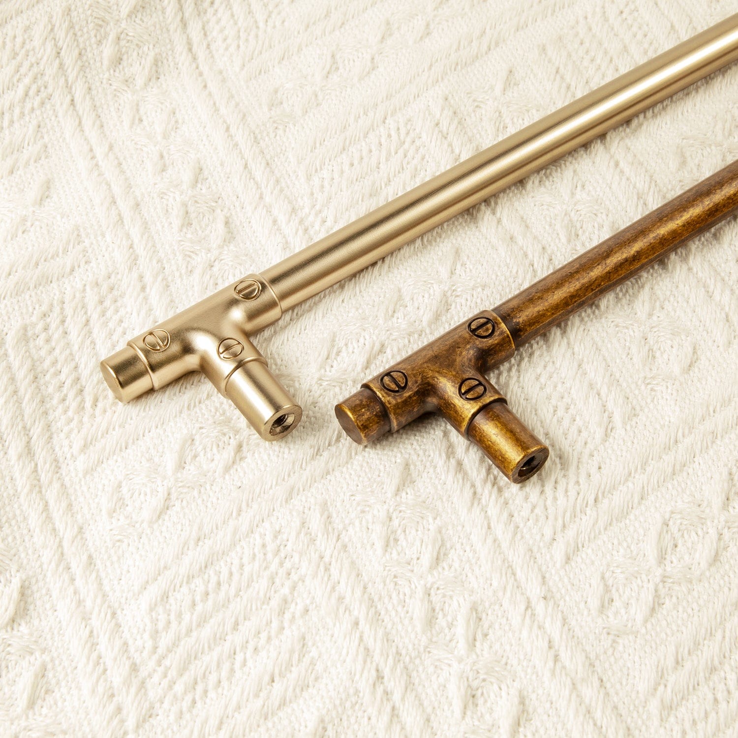 Goo-Ki Vintage Bamboo Zinc Alloy Cabinet Pulls for High-End Kitchen & Bathroom Cabinets