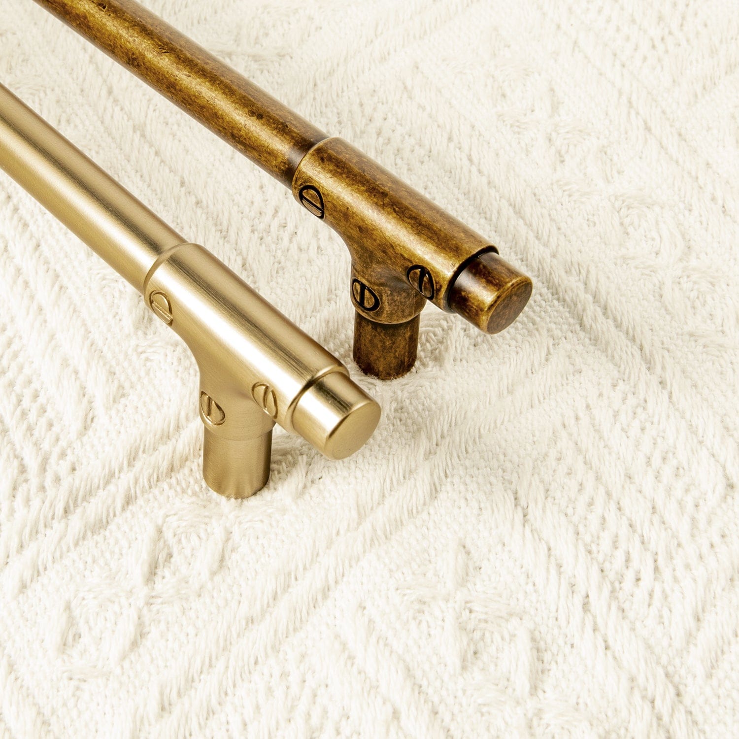 Goo-Ki Vintage Bamboo Zinc Alloy Cabinet Pulls for High-End Kitchen & Bathroom Cabinets