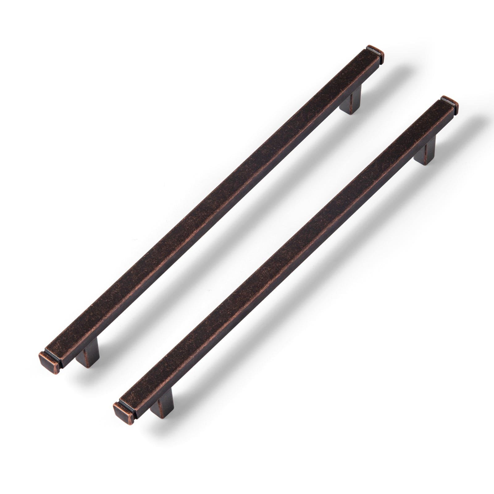 Goo-Ki Vintage Brass Drawer Handles Retro Straight Bar Pull Solid Cabinet Pulls
