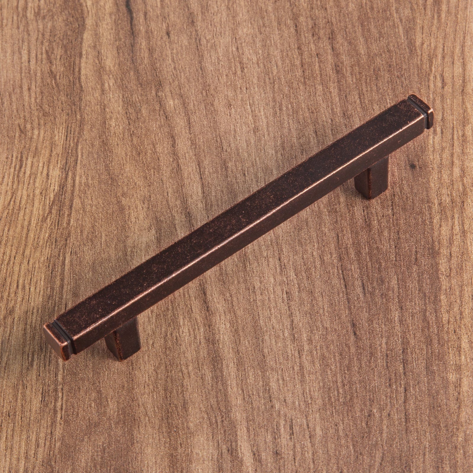 Goo-Ki Vintage Brass Drawer Handles Retro Straight Bar Pull Solid Cabinet Pulls
