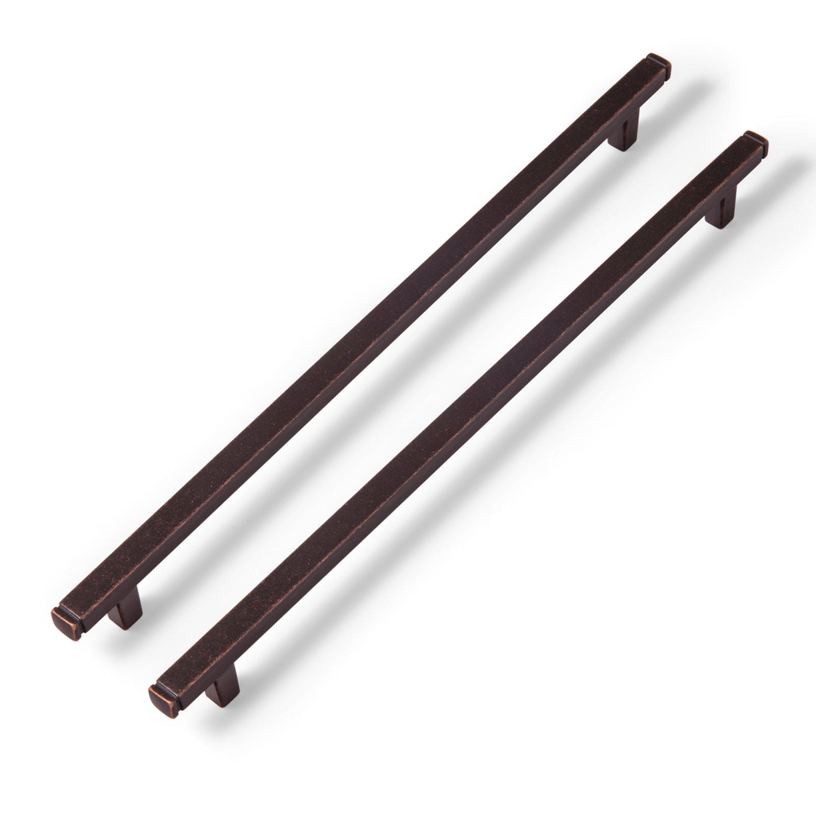 Goo-Ki Vintage Brass Drawer Handles Retro Straight Bar Pull Solid Cabinet Pulls