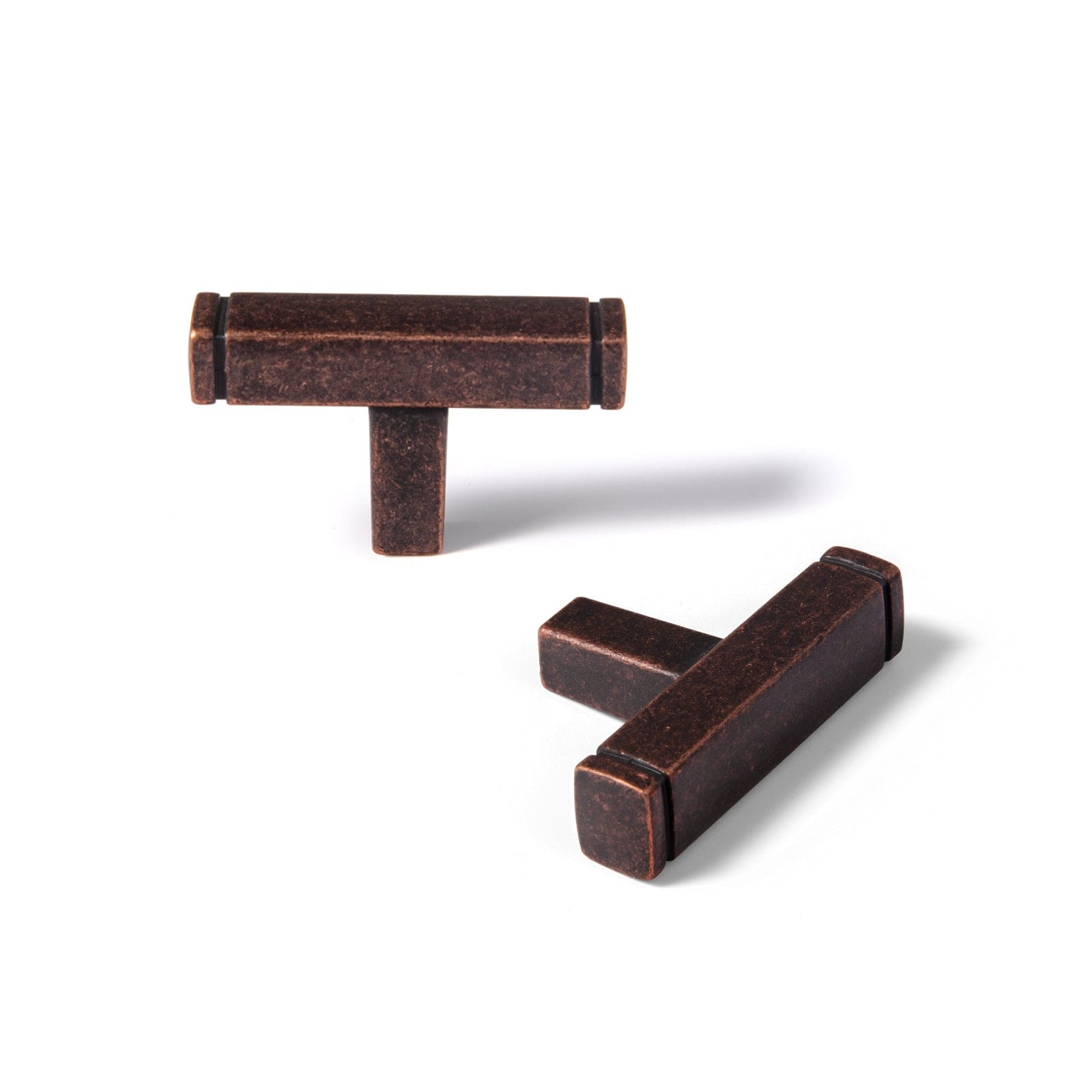 Goo-Ki Vintage Brass Drawer Handles Retro Straight Bar Pull Solid Cabinet Pulls