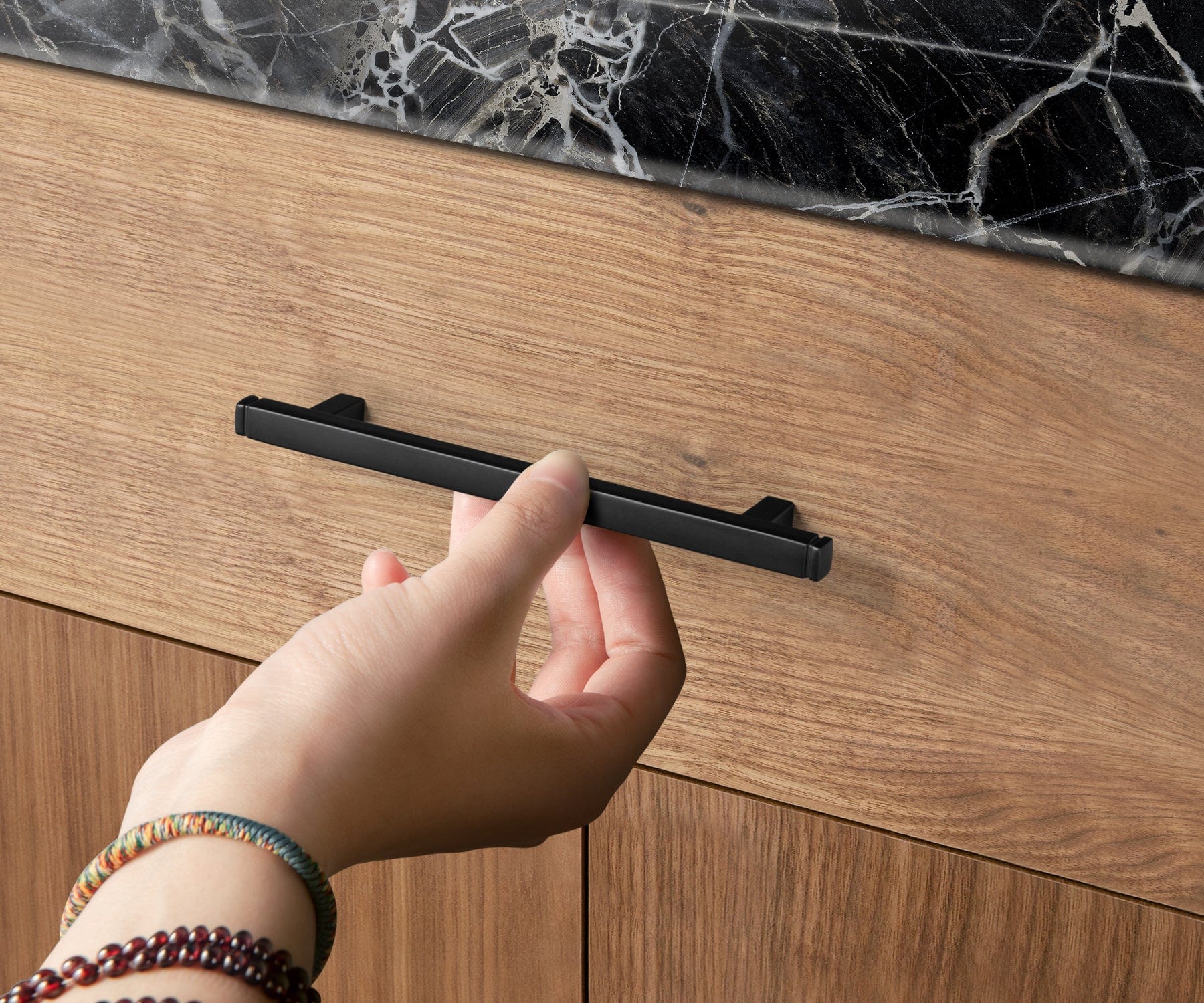 Goo-Ki Vintage Brass Drawer Handles Retro Straight Bar Pull Solid Cabinet Pulls