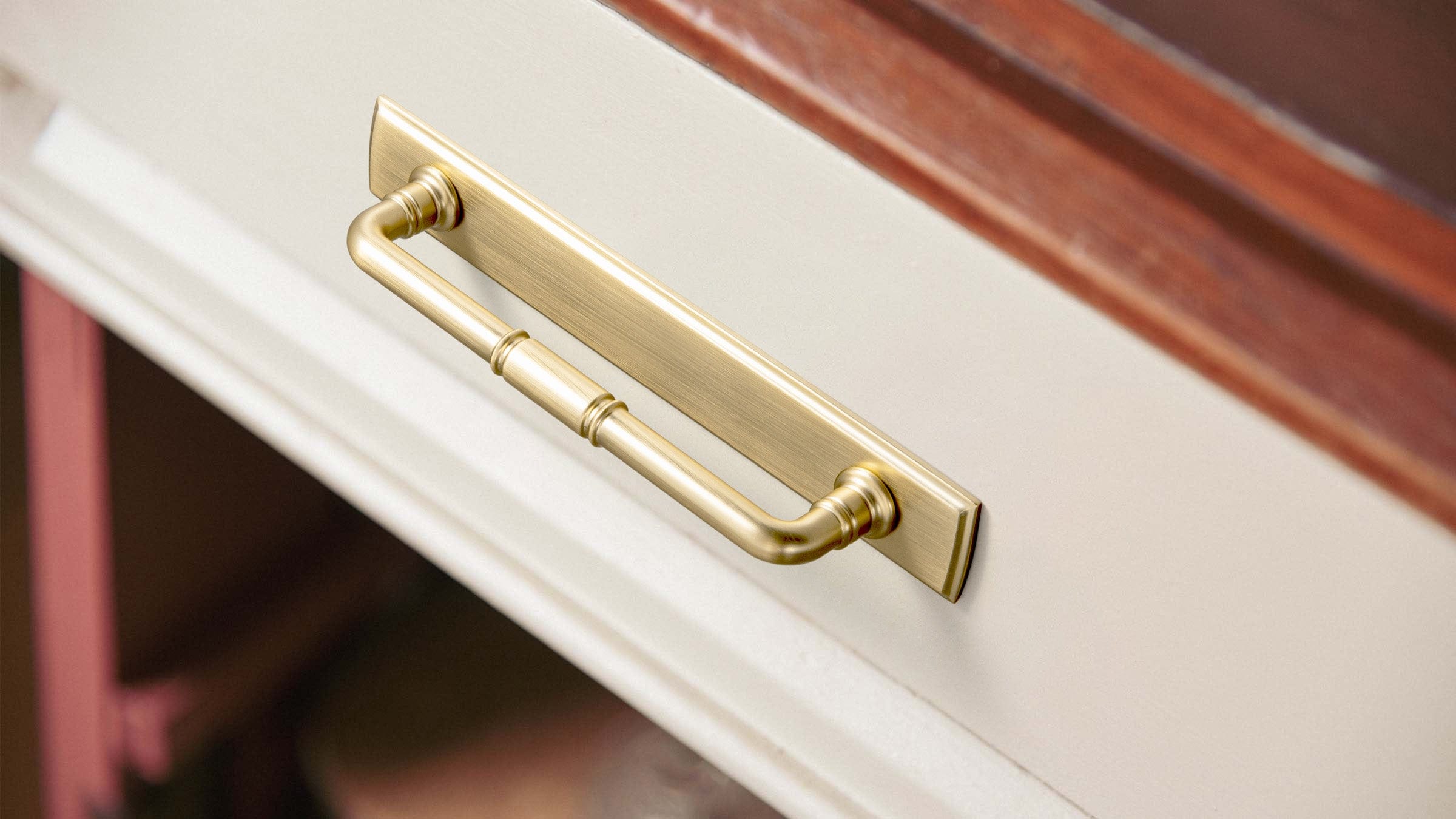 Goo-Ki Vintage Brass Pipe Style Cabinet Handles for Modern - Rustic Interiors