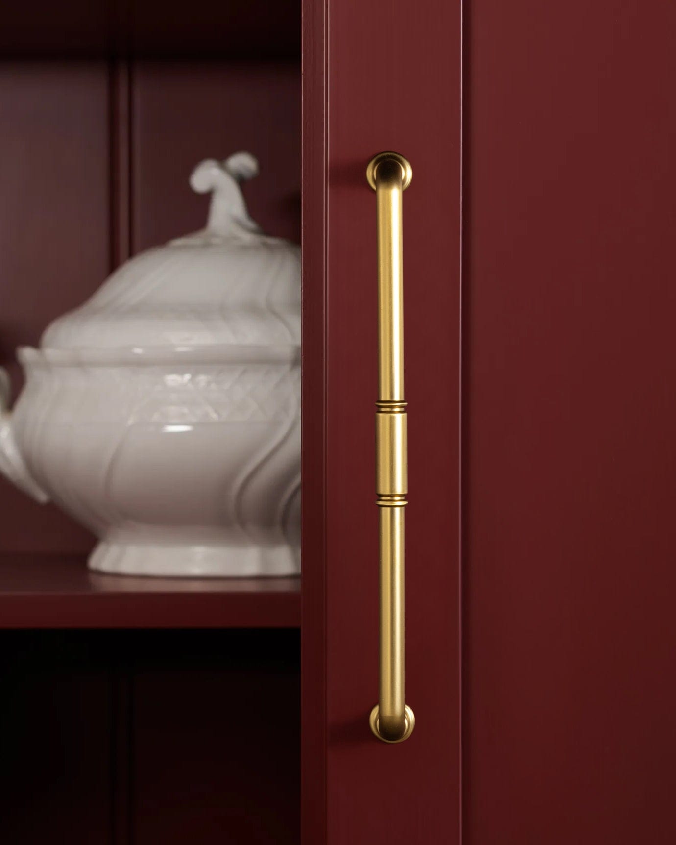 Goo-Ki Vintage Brass Pipe Style Cabinet Handles for Modern - Rustic Interiors