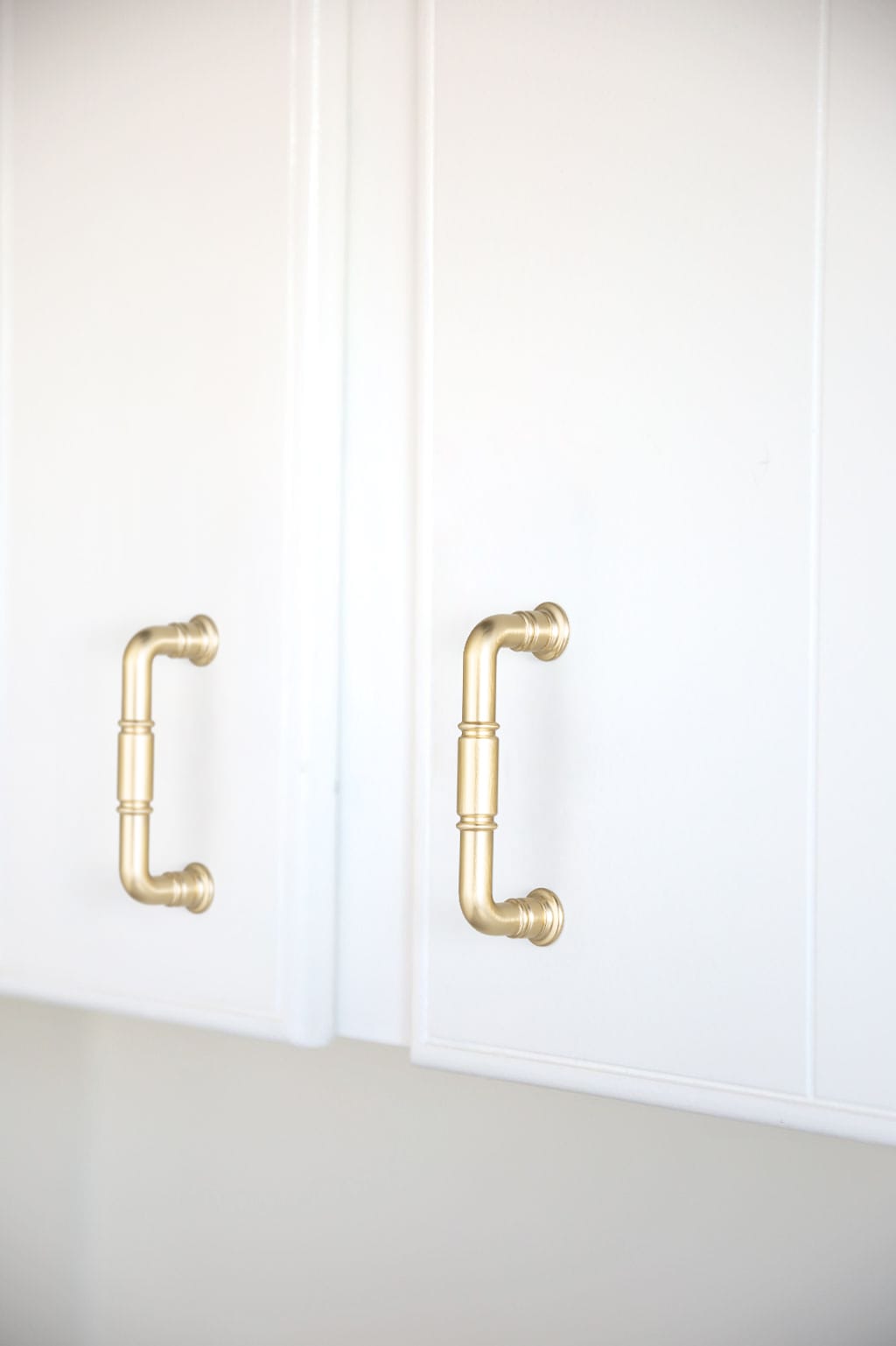 Goo-Ki Vintage Brass Pipe Style Cabinet Handles for Modern - Rustic Interiors