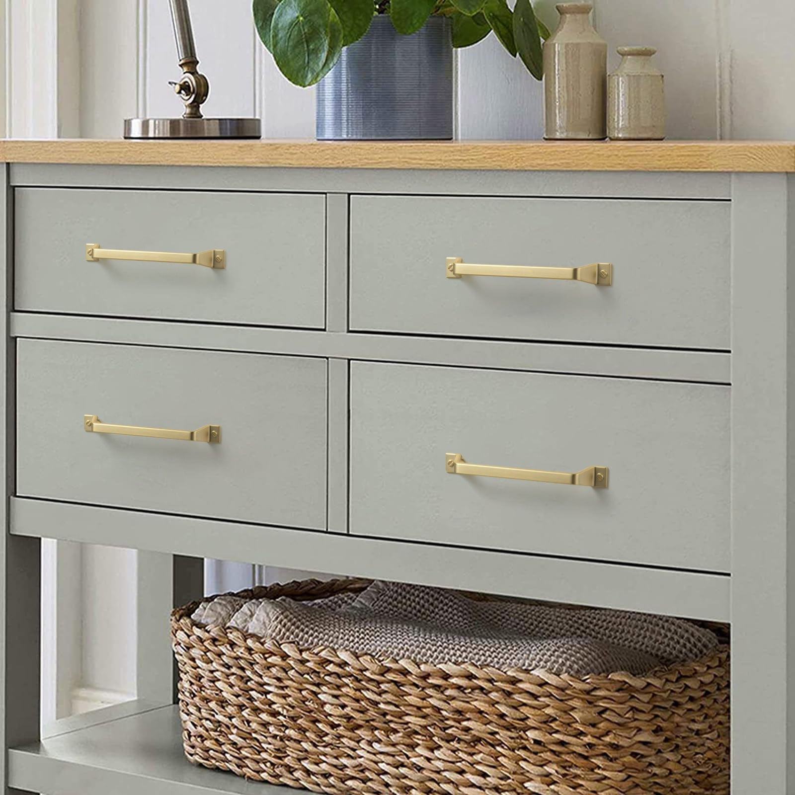 Goo-Ki Vintage Bronze Drawer Pulls Kitchen Cabinet Hardware Antique Bar Pull