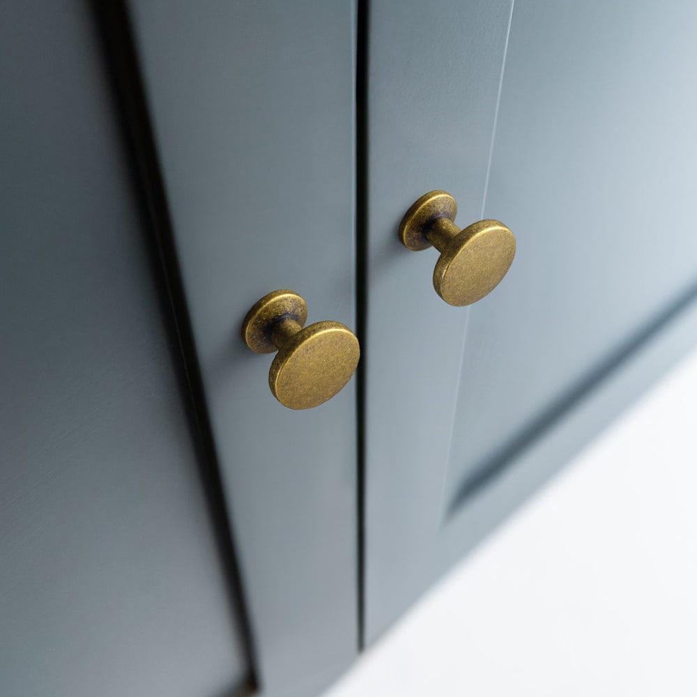 Goo-Ki Vintage Cabinet Knobs with Cylindrical Stem Minimalist Dresser Hardware