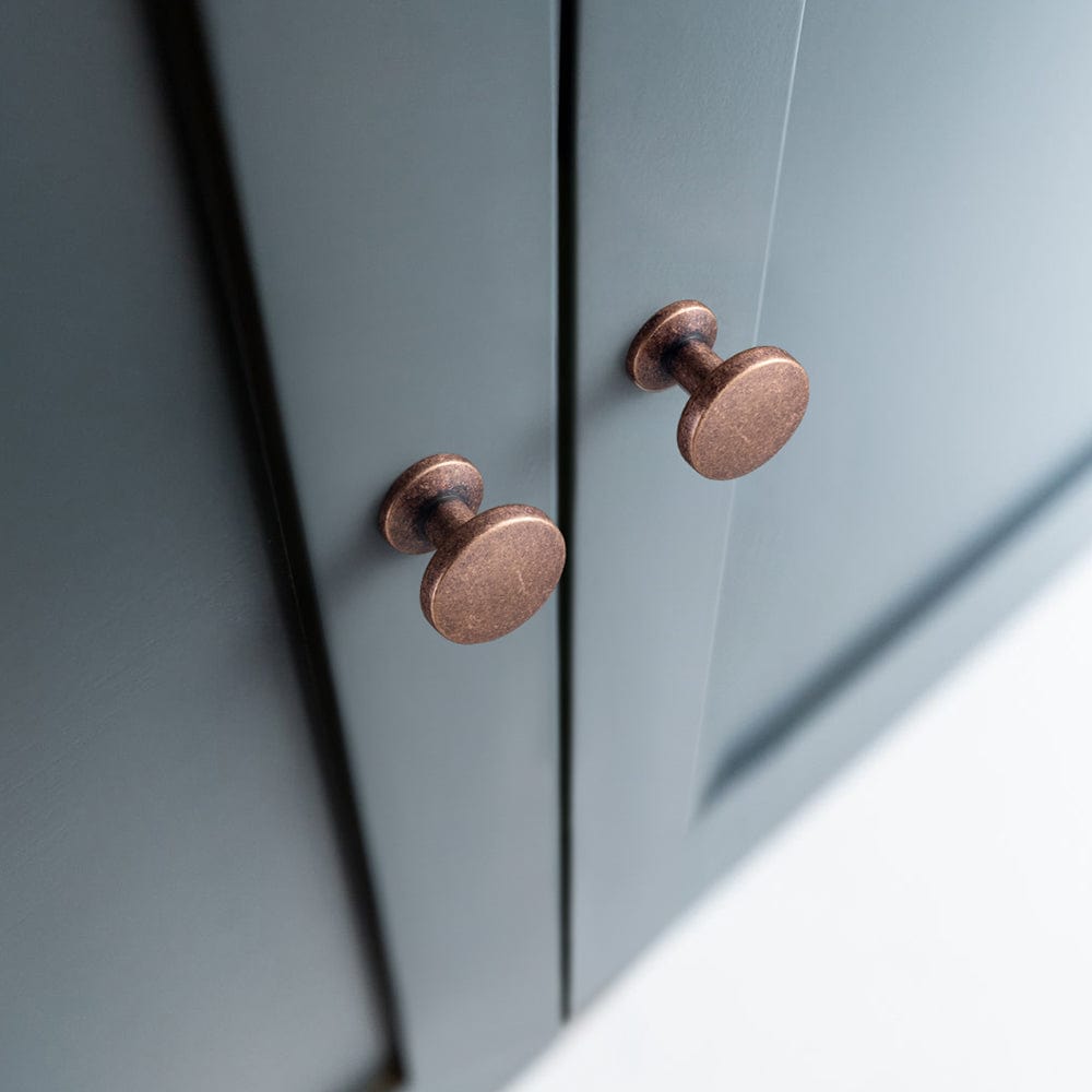 Goo-Ki Vintage Cabinet Knobs with Cylindrical Stem Minimalist Dresser Hardware