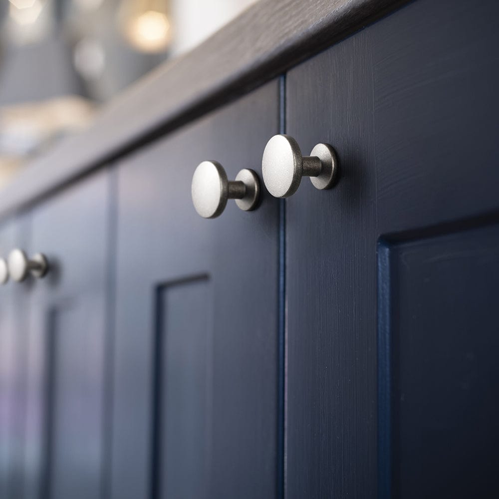 Goo-Ki Vintage Cabinet Knobs with Cylindrical Stem Minimalist Dresser Hardware