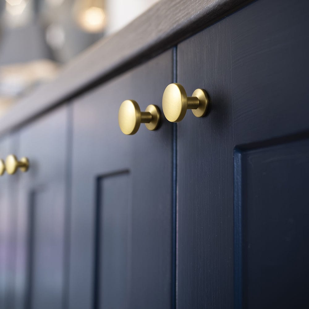 Goo-Ki Vintage Cabinet Knobs with Cylindrical Stem Minimalist Dresser Hardware