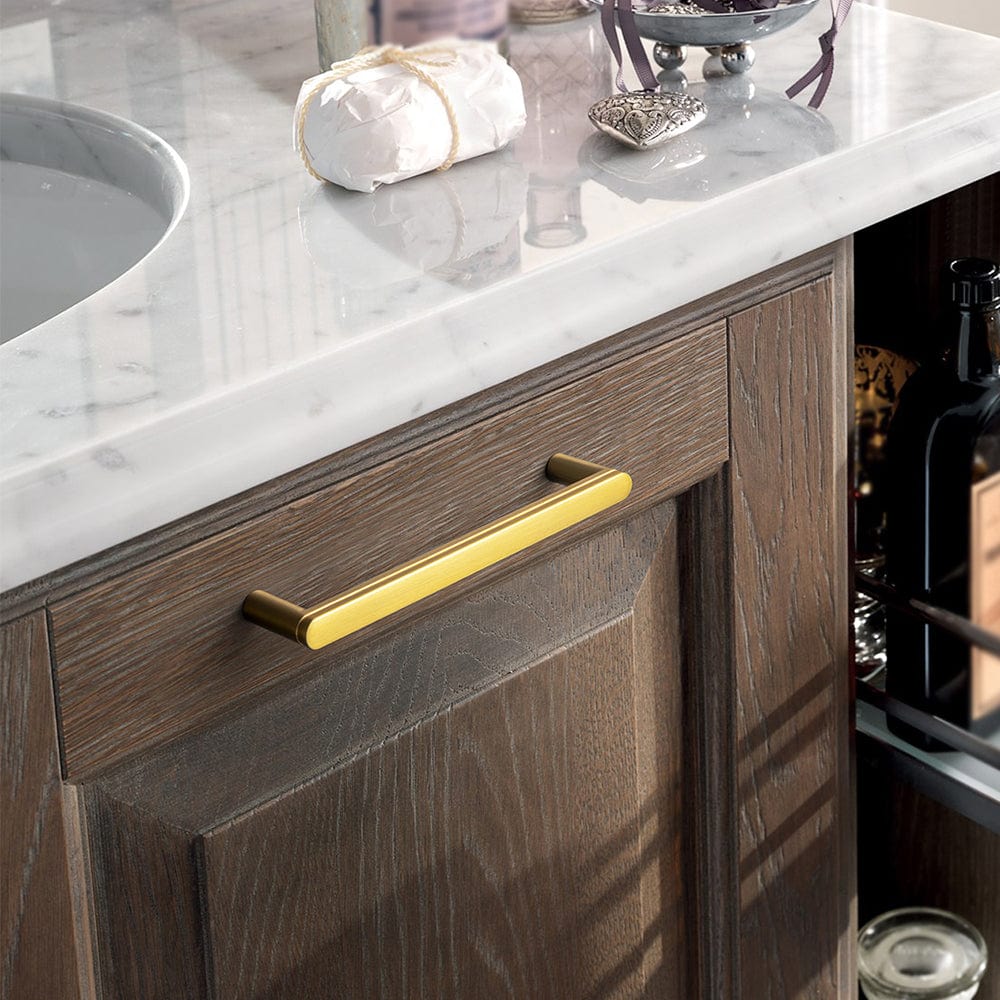 Goo-Ki Vintage Carved Cabinet Pulls Antique Brass Kitchen Hardware