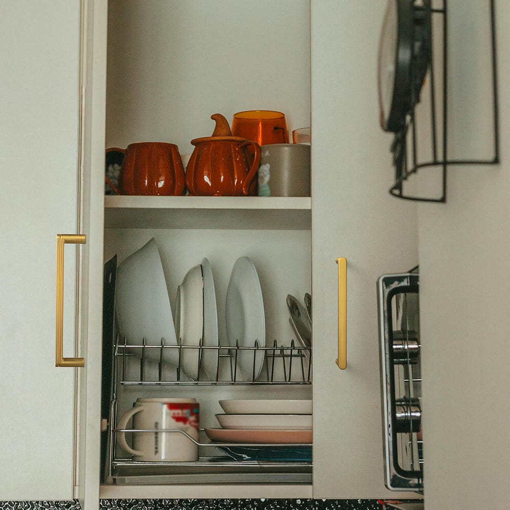 Goo-Ki Vintage Carved Cabinet Pulls Antique Brass Kitchen Hardware