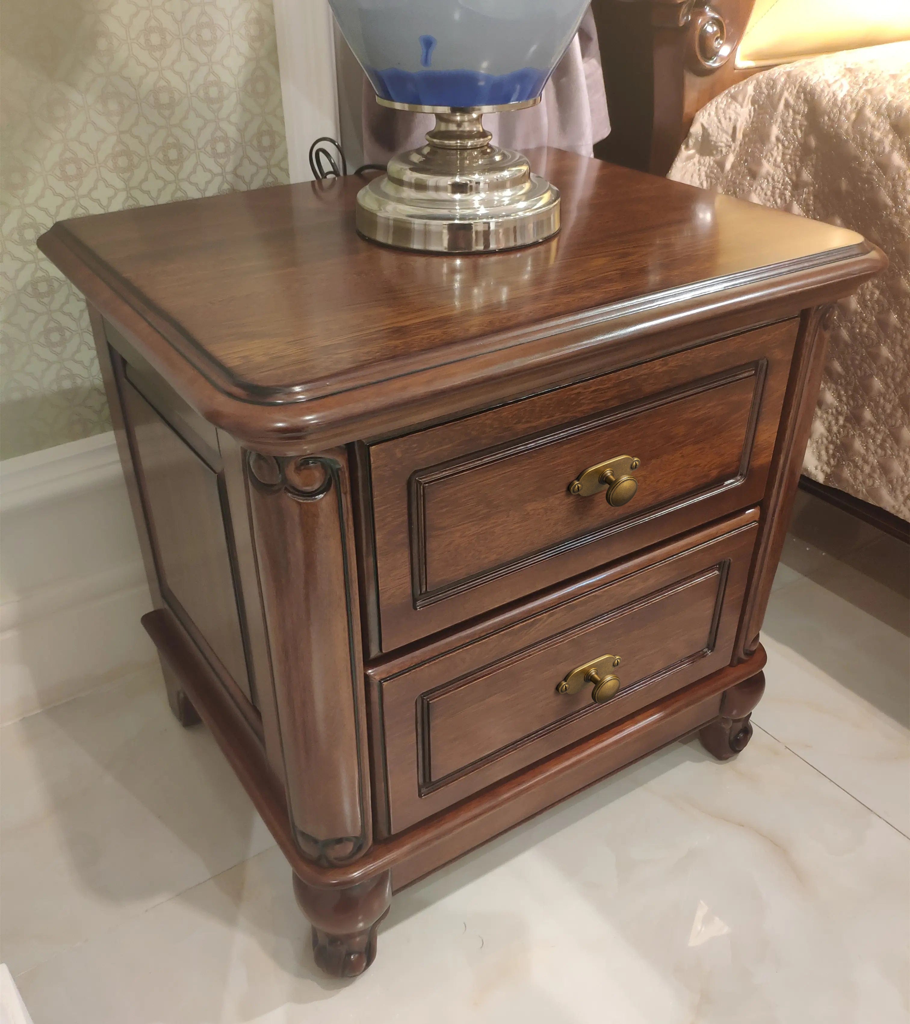 Goo-Ki Vintage Retro Bronze Drawer Knob Kitchen Hardware Single Hole Cabinet Knobs