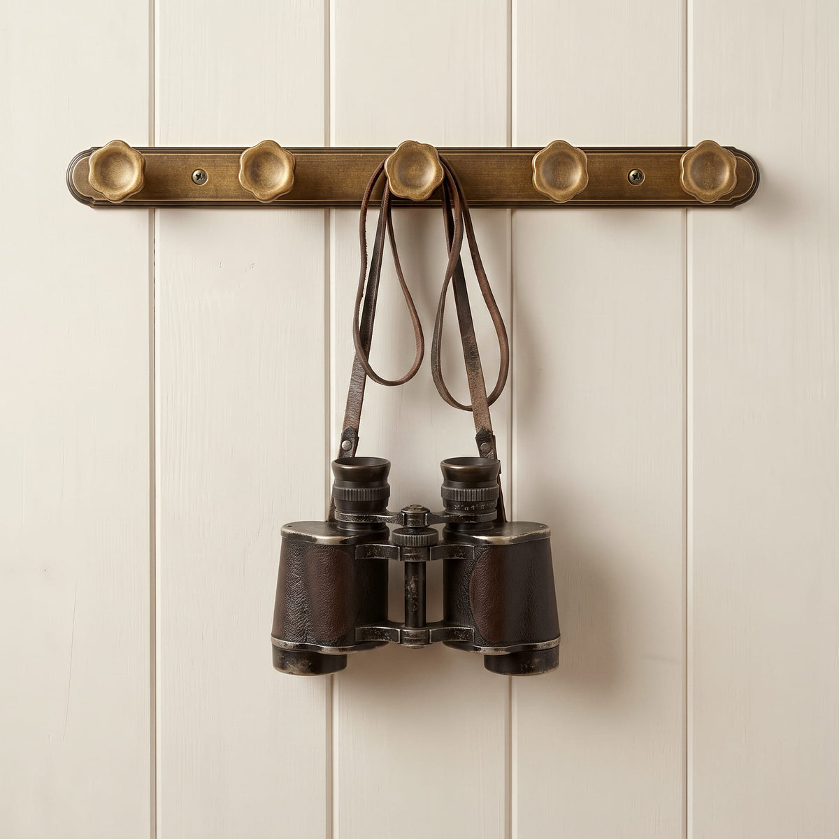 Goo-Ki Wall Mounted Zinc Alloy Floral Knob Coat Hook Rack, Decorative Robe Hook Rail for Home Storage & Decor