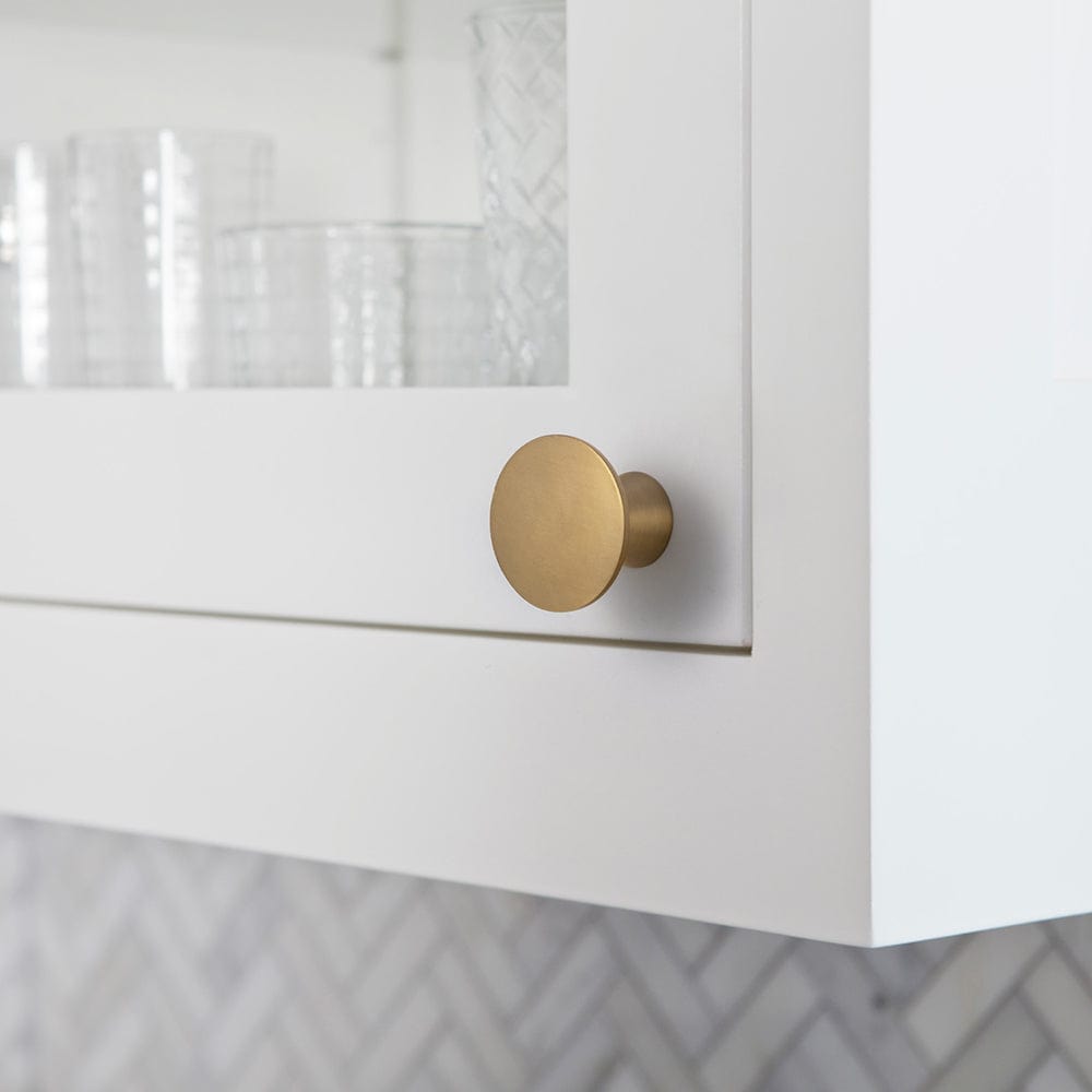 Goo-Ki Zinc Alloy Cabinet Knob Single Hole Solid Cabinet Hardware for Bedroom