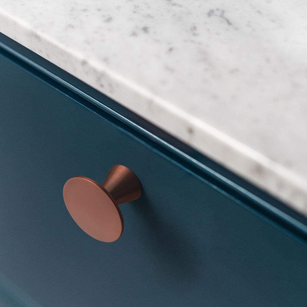 Goo-Ki Zinc Alloy Cabinet Knob Single Hole Solid Cabinet Hardware for Bedroom
