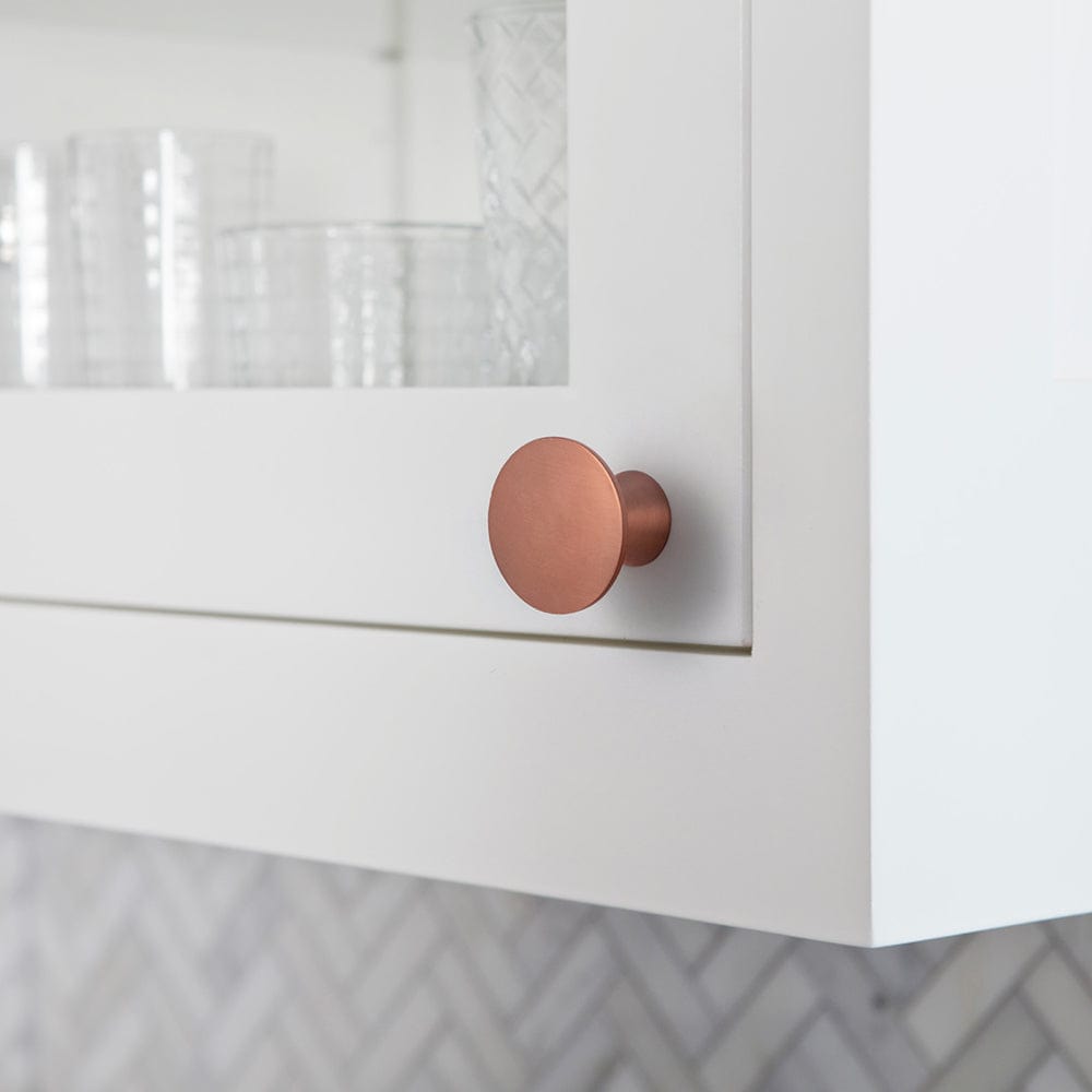 Goo-Ki Zinc Alloy Cabinet Knob Single Hole Solid Cabinet Hardware for Bedroom