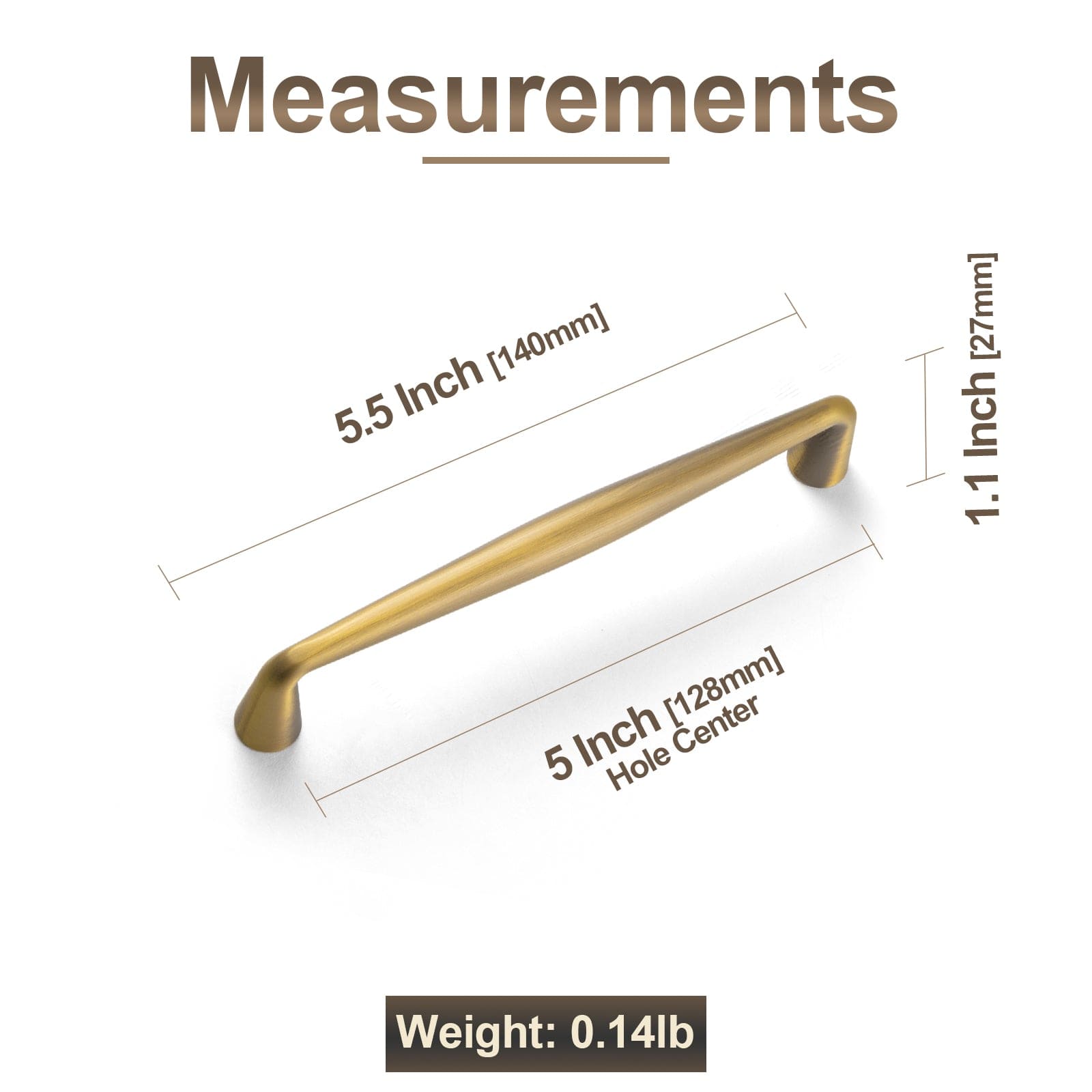 Robuste Retro-Schrankgriffe Luxuriöse Schubladengriffe für die Schlafzimmerküche