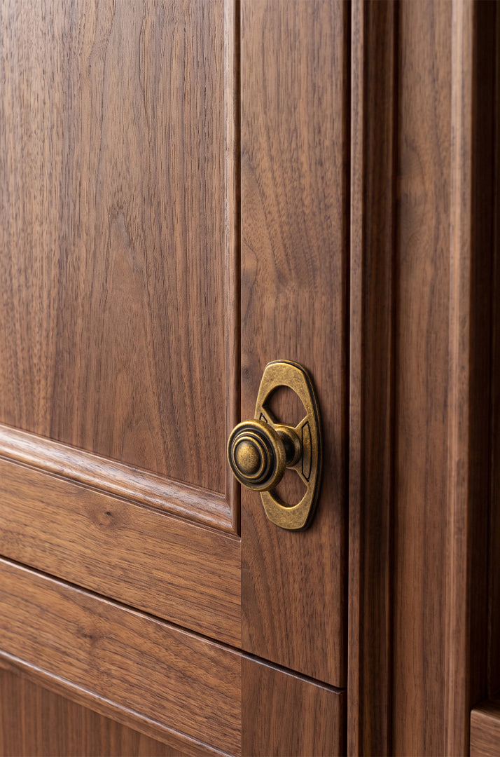 Retro Zinc Alloy Cabinet Knobs with Spacer Single Hole Affordable Luxury Cabinet Hardware