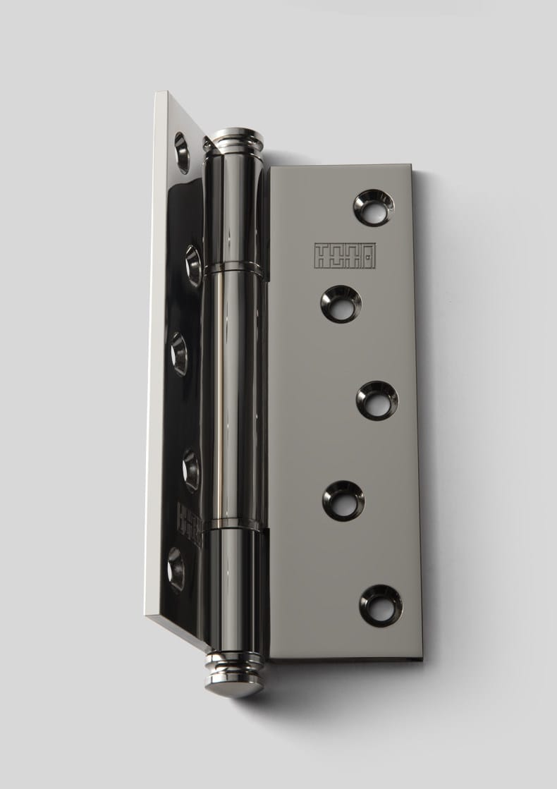 TONA 5 Inch Copper Door Hinge Titanium Silver Thick Hinge Interior Bedroom Door Hardware