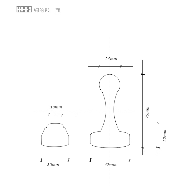 TONA Brass Strong Windproof Door Suction Copper Household Anti-collision Door Stopper