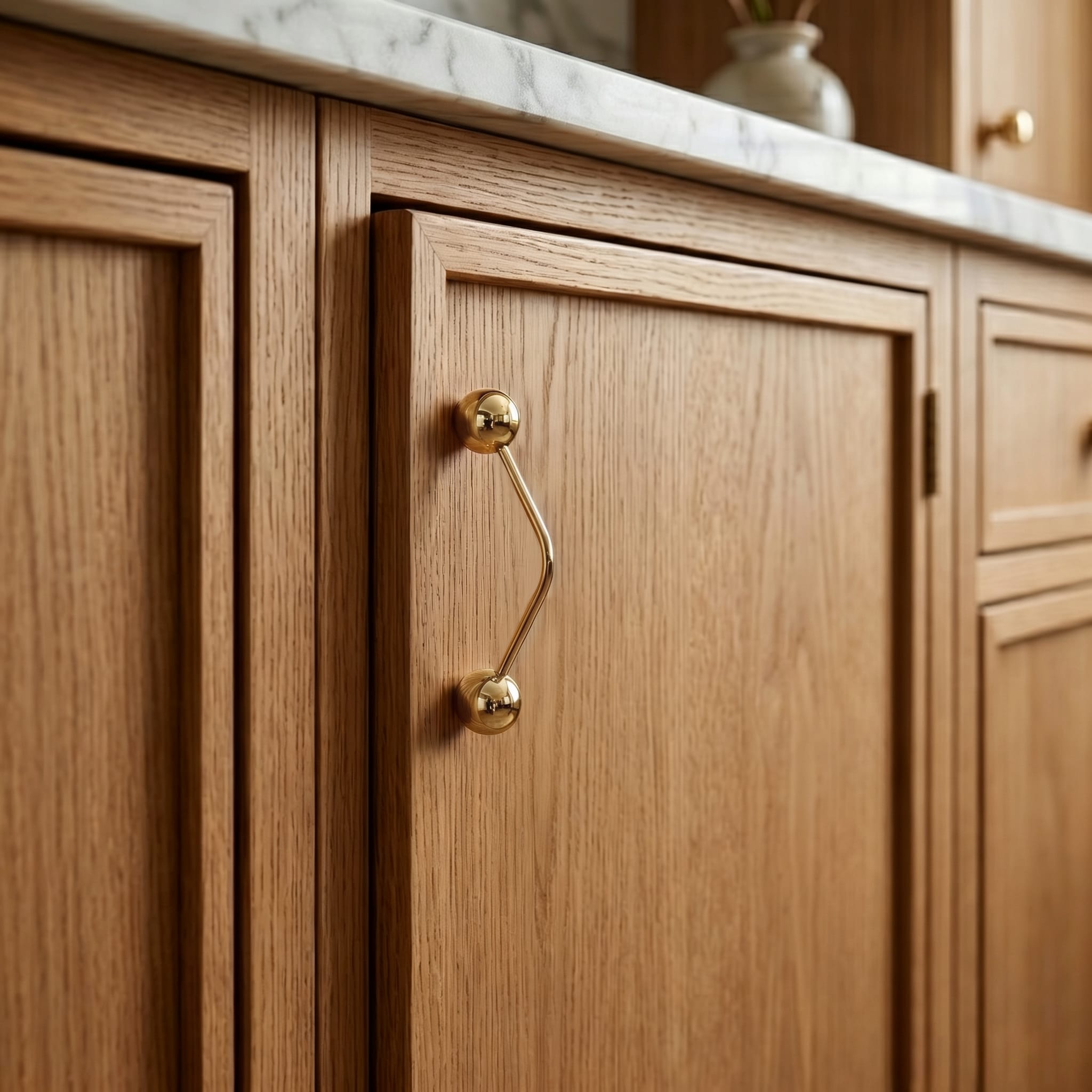 TONA Creative Brass Furniture Handle Novelty Cabinet Bar Pulls European Minimalist Handle