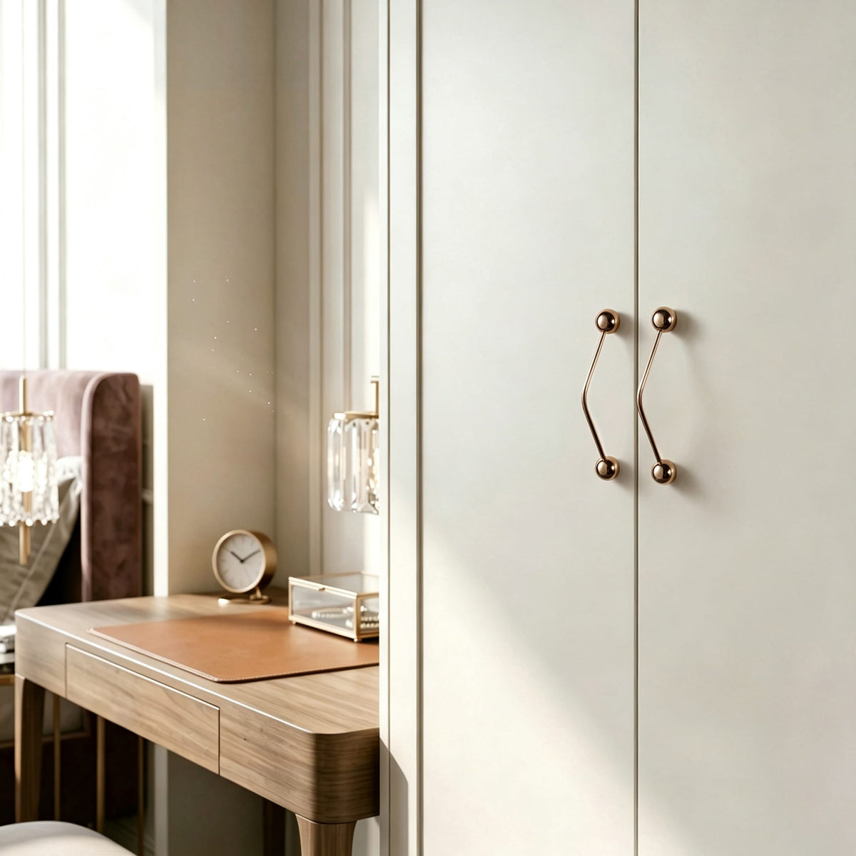 TONA Creative Brass Furniture Handle Novelty Cabinet Bar Pulls European Minimalist Handle