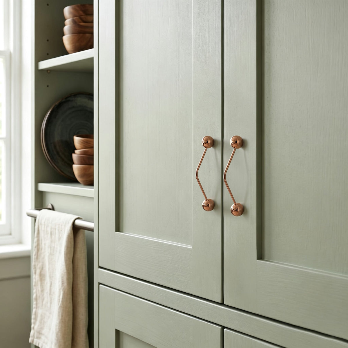 TONA Creative Brass Furniture Handle Novelty Cabinet Bar Pulls European Minimalist Handle