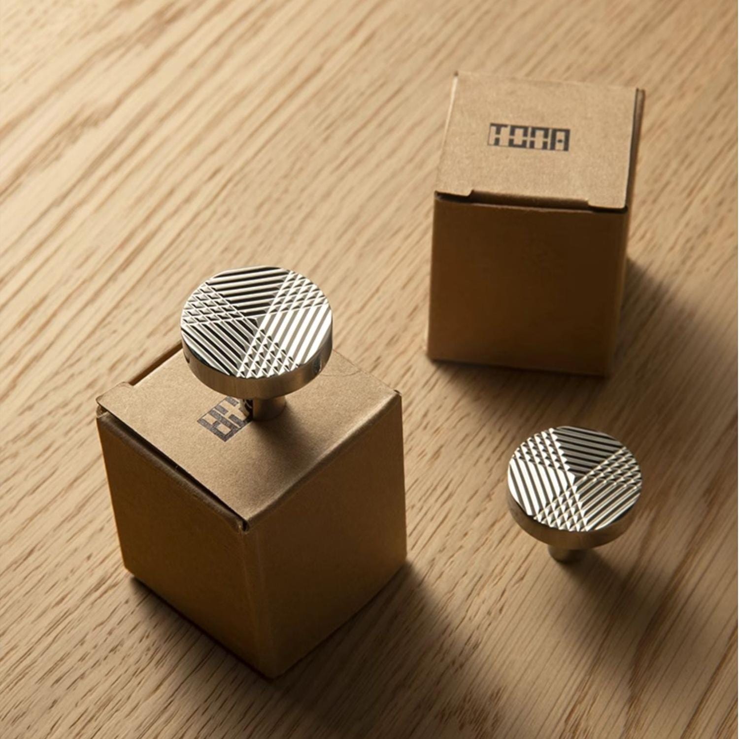 TONA Creative Carving Titanium Silver Cabinet Hardware Solid Brass Drawer Knobs