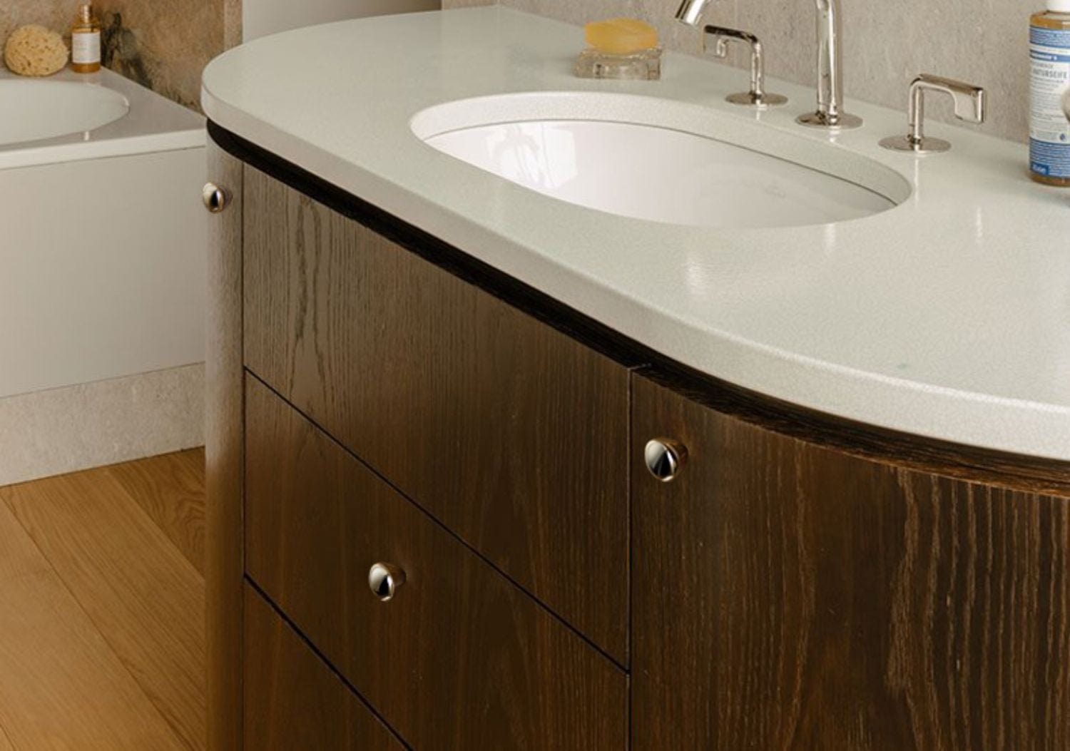 TONA Creative Carving Titanium Silver Cabinet Hardware Solid Brass Drawer Knobs