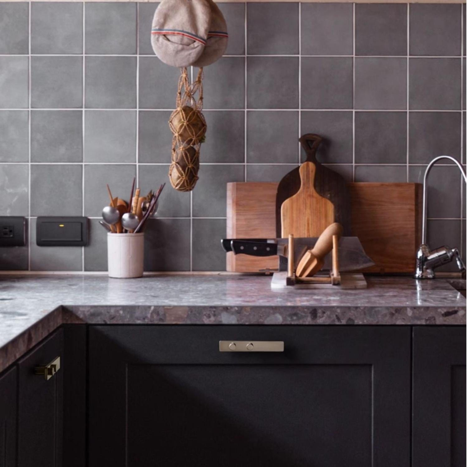 TONA Elegant Brass Drawer Knob and Pulls for Home Glossy Silver Furniture Handles