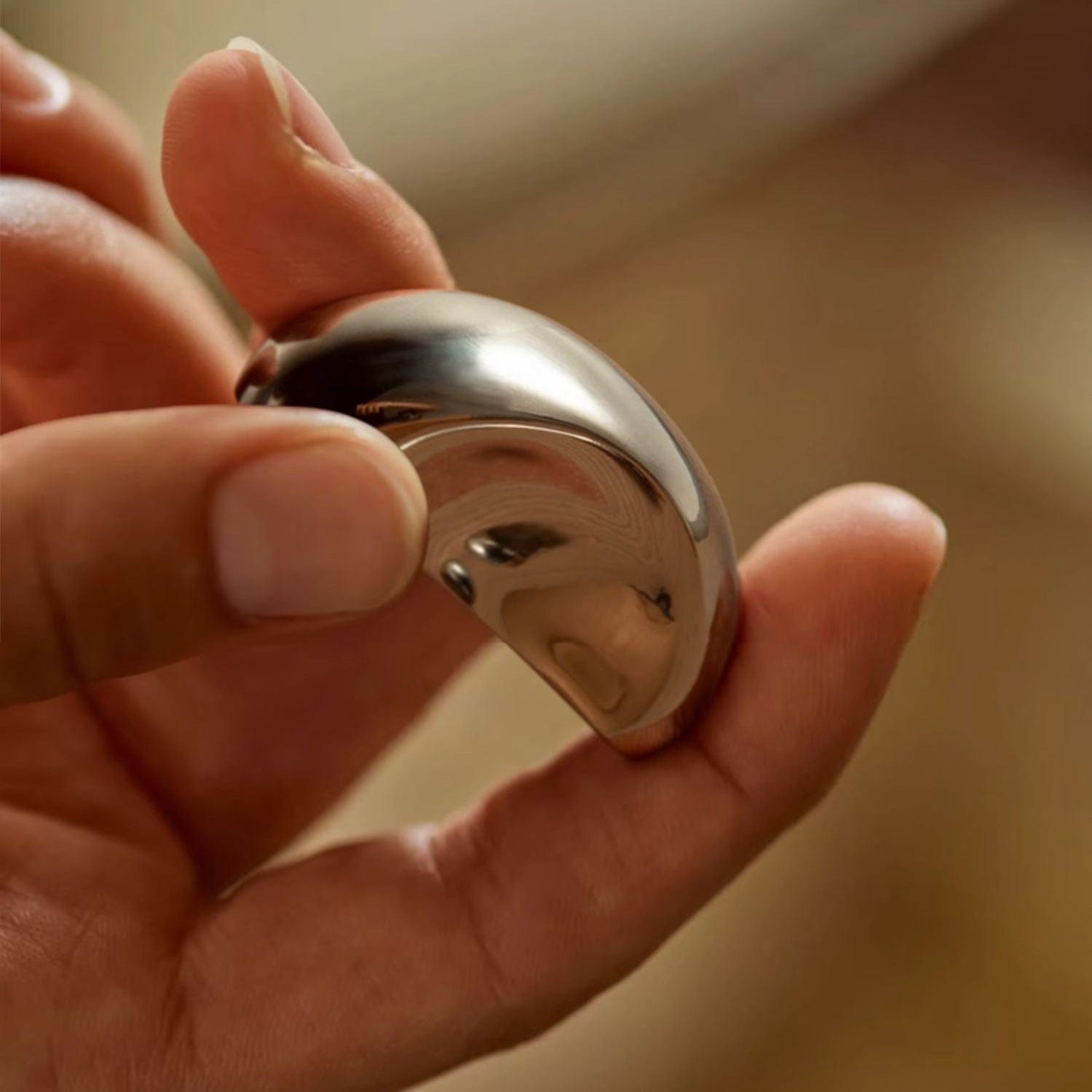 TONA Modern Solid Brass Furniture Handle Nordic Minimalist Style Drawer Handle Glossy Silver Kitchen Handle