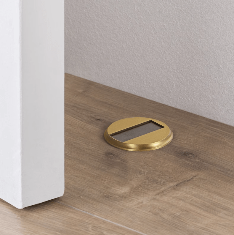 TONA Non-punching Strong Magnetic Brass Door Stopper Anti-collision Mute Door Suction