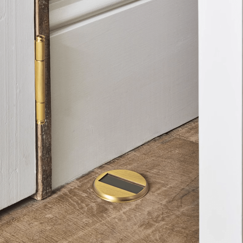 TONA Non-punching Strong Magnetic Brass Door Stopper Anti-collision Mute Door Suction