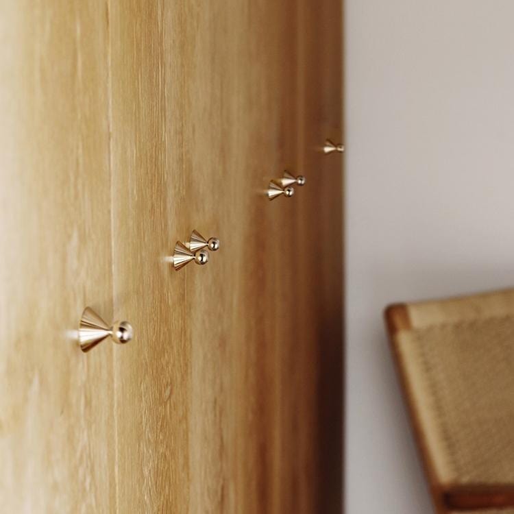 TONA Polished Titanium Silver Solid Brass Cabinet Knobs Luxurious Modern Drawer Knobs