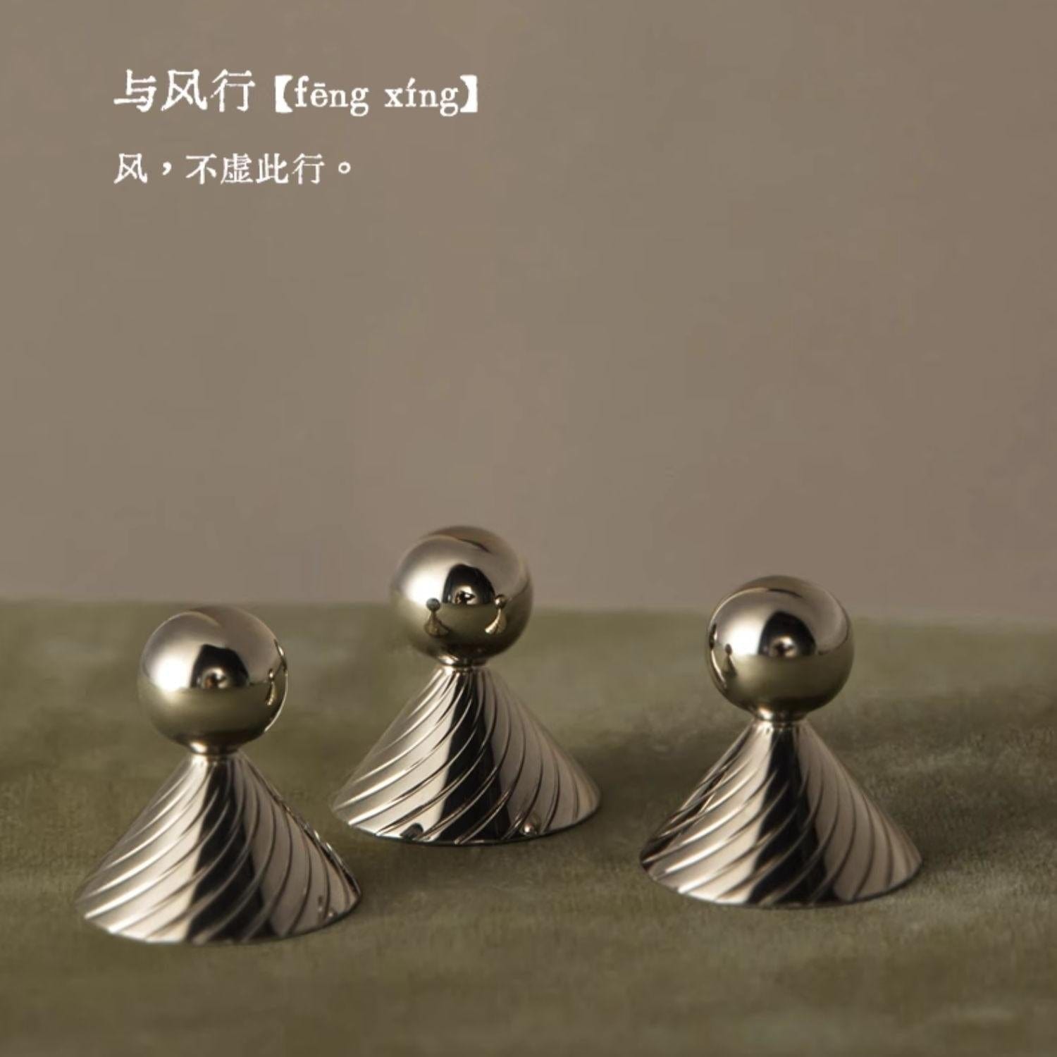 TONA Polished Titanium Silver Solid Brass Cabinet Knobs Luxurious Modern Drawer Knobs