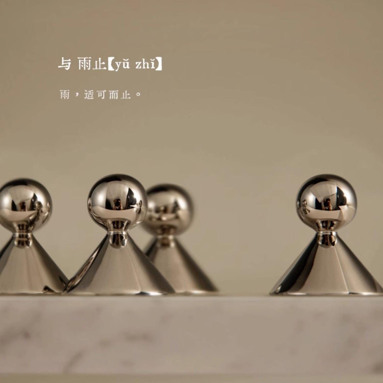 TONA Polished Titanium Silver Solid Brass Cabinet Knobs Luxurious Modern Drawer Knobs