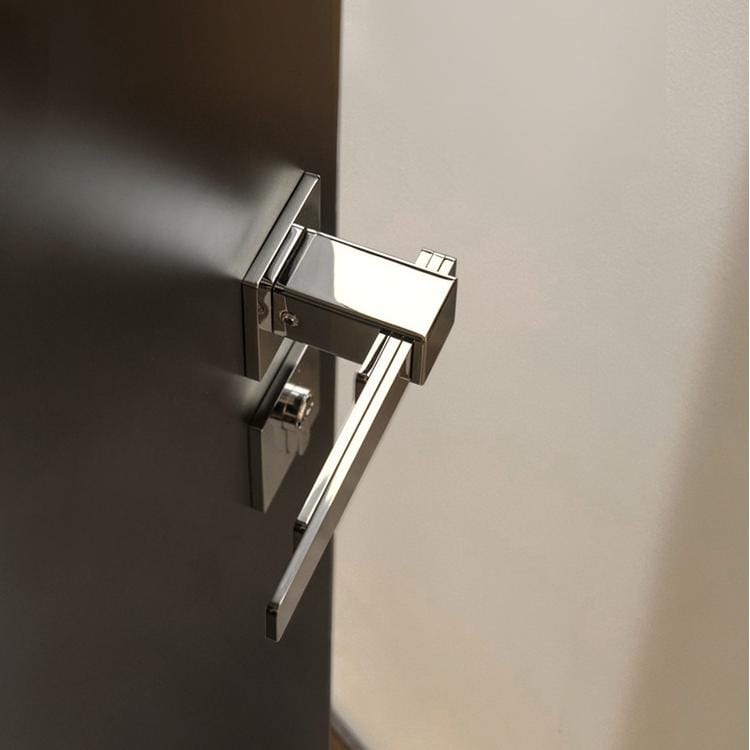 TONA Stylish Square-shaped Door Hardware Kit H59 Brass Titanium Silver Door Lock