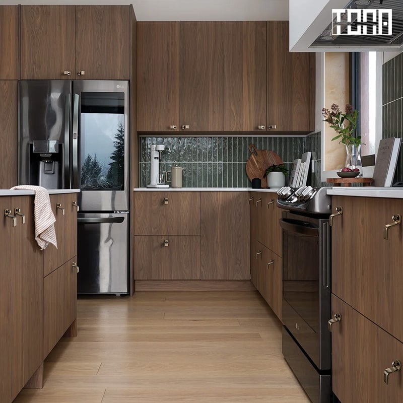 TONA Titanium Silver / Knob / 2 Pack Titanium Silver Copper Cabinet Knob with Stylish Unique Silhouette