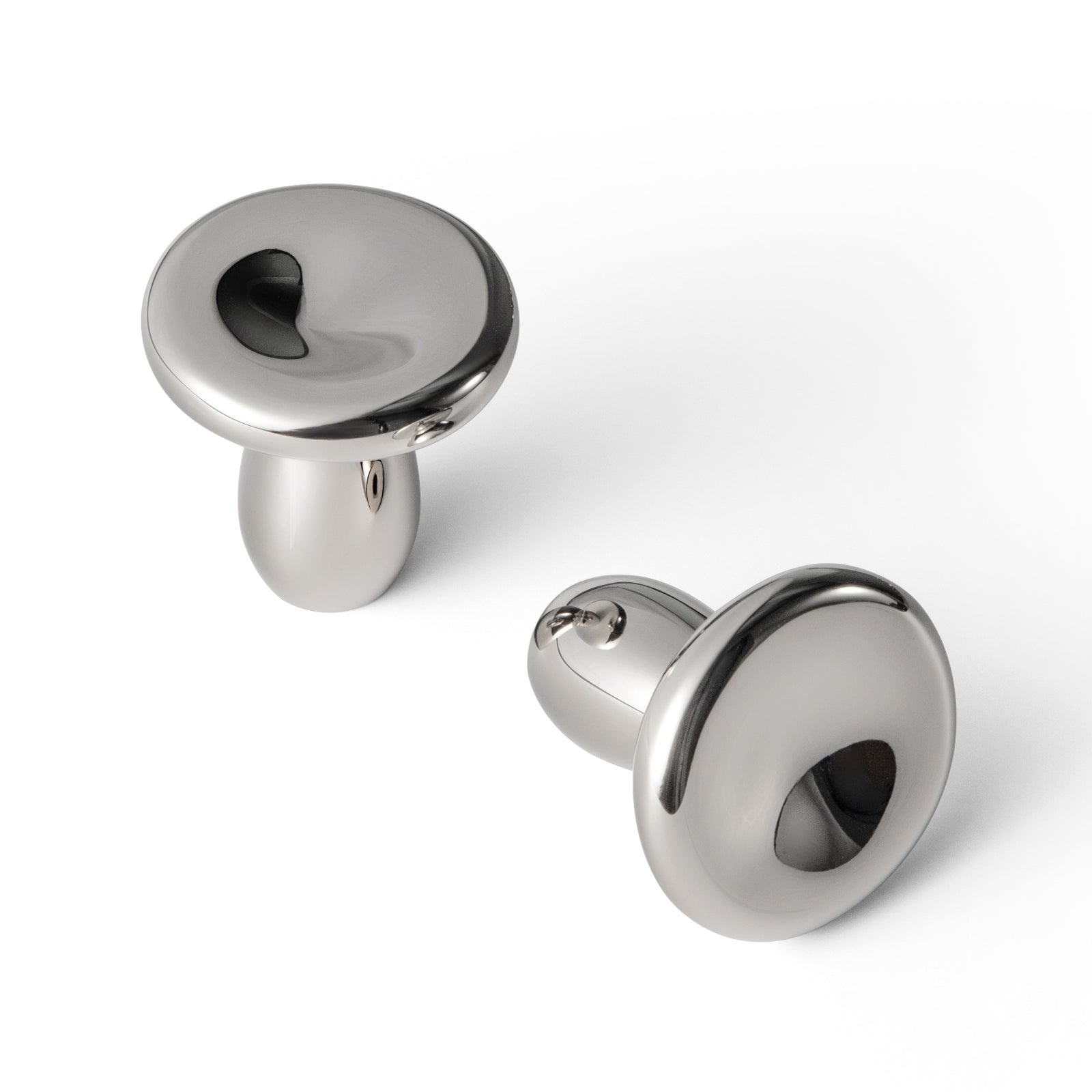 TONA Titanium Silver / TNL5010 / 2 Pack Creative Carving Titanium Silver Cabinet Hardware Solid Brass Drawer Knobs